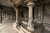 Mamallapuram - Tamil Nadu. the Mahishamardhini cave. 
